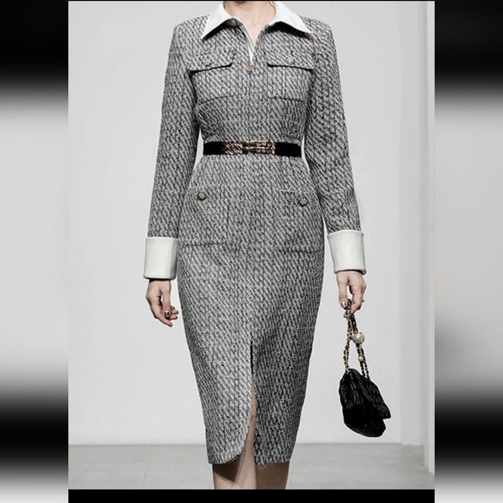 🦋NWT Stunning tailored lining belt Audry Hepburn Style Coat. XL
